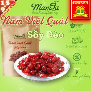 Nam việt quất Mamfa sấy lạnh thơm dẻo cao cấp không đường chất bảo quản ăn vặt giảm cân healthy
