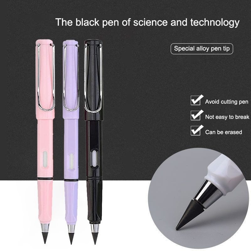 🏵️🏵️Không Mài Bút Chì Vĩnh Cửu Tư Thế Tích Cực Học Sinh Không Dễ Gẫy Chì Bút Chì Có Thể Xóa HB Trẻ em được miễn phí