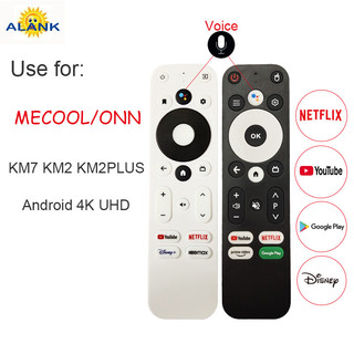  Alank— Remote Điều khiển Đầu Thu Android HD 4K TiVi Box MECOOL ONN có giọng nói Tương thích với TV98 ATV H313 Q96 KM7 KM2 KM2Plus 