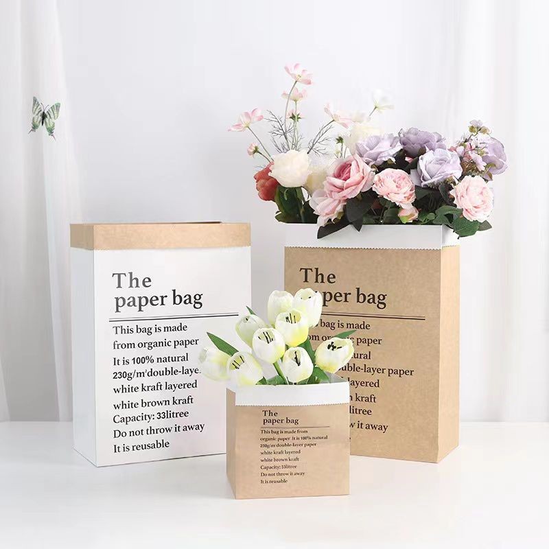 Túi Quà Hoa Túi Bó Hoa Túi Giấy Kraft Túi Quà Sinh Nhật Túi Giấy Kraft Quà Tặng Ngày Nhà Giáo