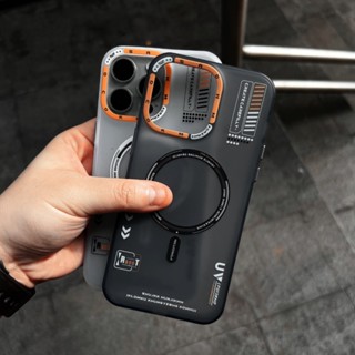 Ốp điện thoại mờ từ tính nghệ thuật MỚI cho iPhone 16 Promax 16 15 14 13 12 Pro Max 14 / 15Plus 11 Vỏ bảo vệ chống sốc cứng M1 sang trọng chống rơi