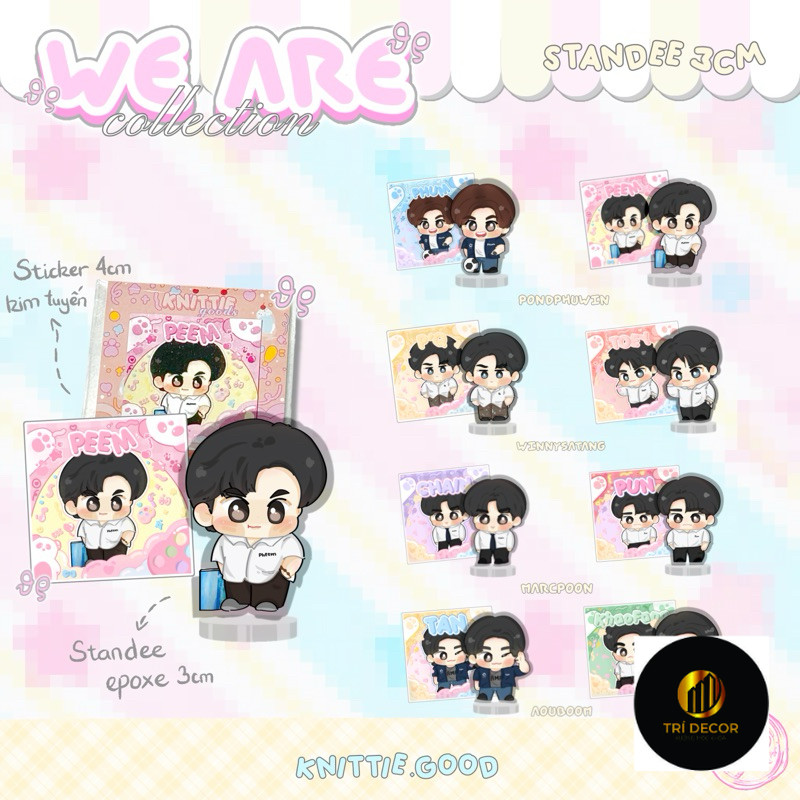 Standee mini OTP - We Are Collection | KNITTIEGOODS