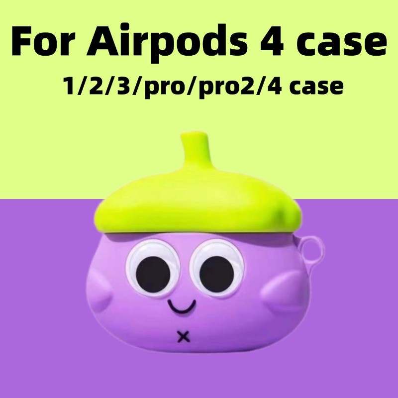 Dành cho vỏ AirPods 4 / Vỏ AirPods pro / Pro2 Vỏ hoạt hình 1 / 2 / 3 cho AirPods Pro2 / 4 cho vỏ inP