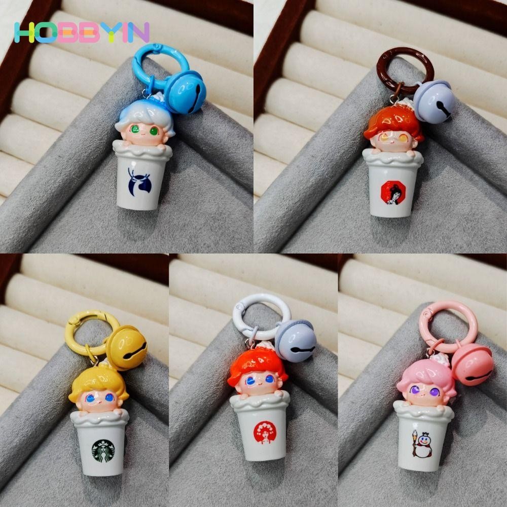 Mặt Dây Chuyền Bong Bóng Bé Trai, Móc Khóa Búp Bê Hoạt Hình PVC, Chất Lượng Cao POPMART Sữa Trà Túi Trang Trí Quà Tặng