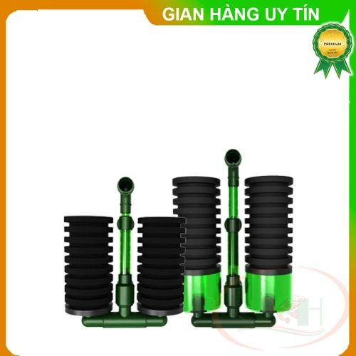 Lọc bio đôi Qanvee QS 100, 200, 100A, 200A lọc sủi vi sinh hộp chứa vật liệu lọc bể cá tép store3