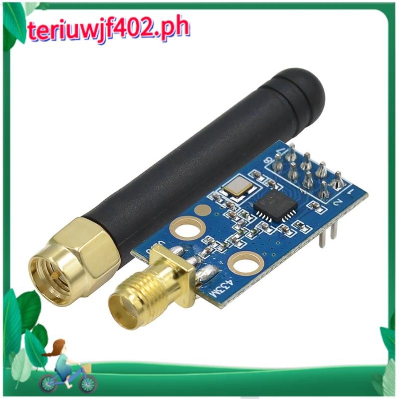 Mô-đun không dây CC1101 với mô-đun thu phát không dây ăng-ten SMA để tăng cường tín hiệu 433MHZ