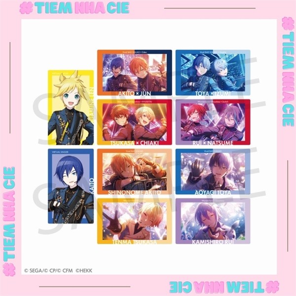 [Tiệm nhà Cie] [SẴN] THẺ NHÂN PHẨM PROJECT SEKAI X ENSEMBLE STARS EPICK SP007191
