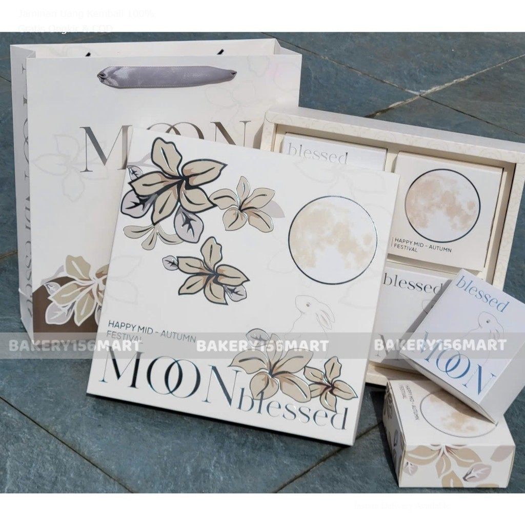 Hộp trung thu Ngọc Thố - Hộp đựng 4 bánh trung thu 150gr - 200gr