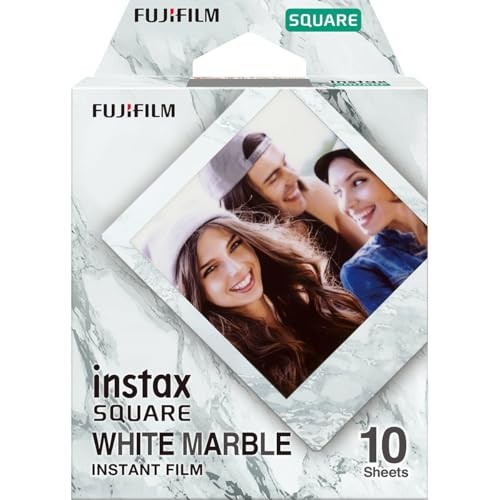 [From Japan] Fujifilm Square Format Film instax SQUARE White Marble INS SQ WHITEMARBLE WW1