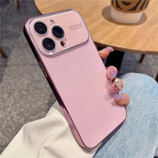  Ốp Kính Mờ Mạ Điện Sang Trọng Cho IPhone 11 15 14 12 13 16 Pro Max 16Max 15Plus 14Plus Vỏ PC 