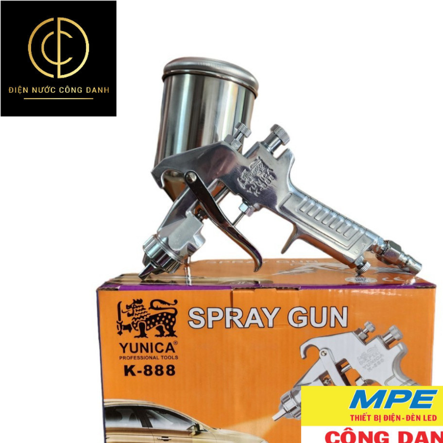 Súng phun sơn Yunica K888 BÉC 1.3, 1.5MM