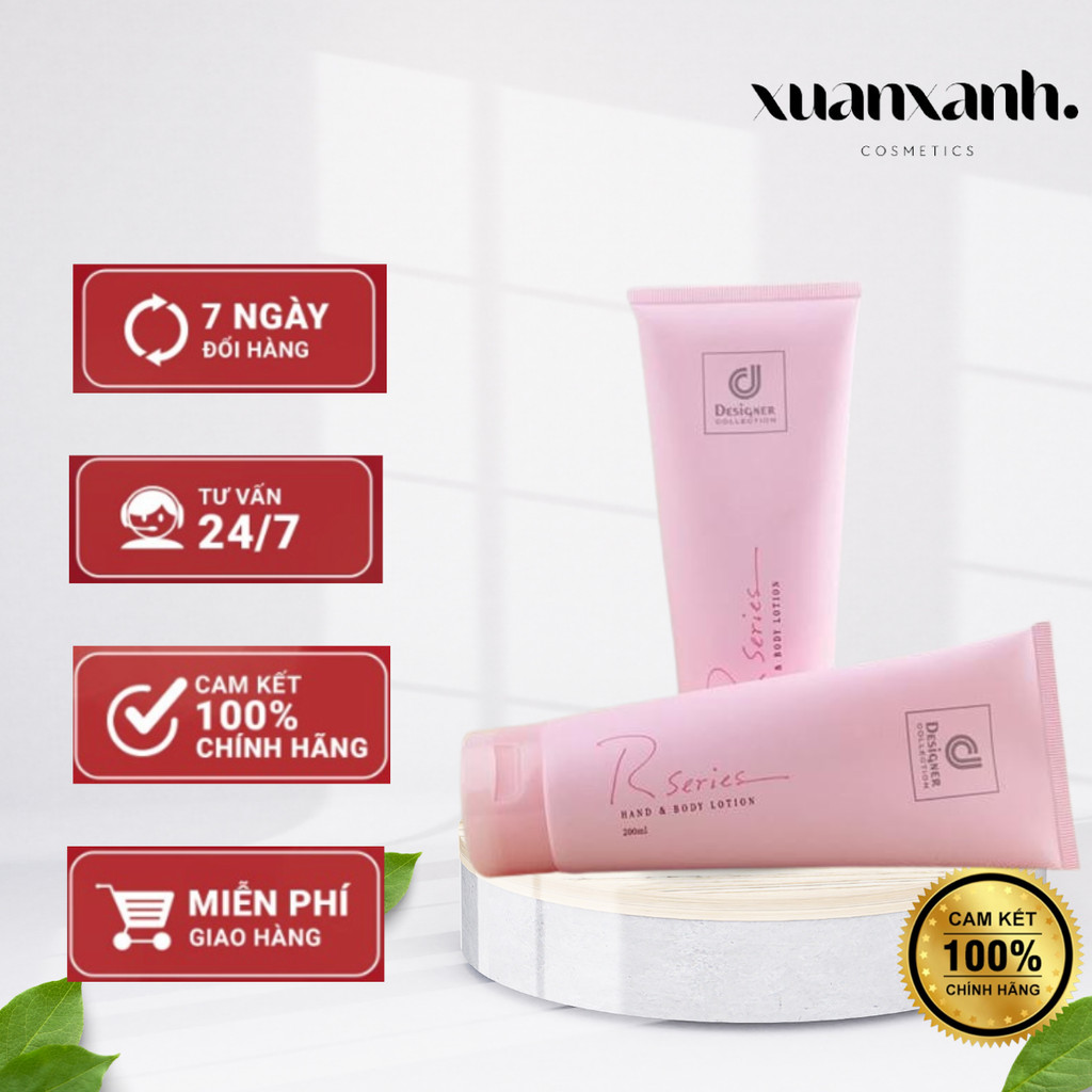 [Hàng mới về] Sữa Dưỡng Thể Trắng Da Hương Nước Hoa Thái Lan Rseries Hand and Body Lotion 200ml