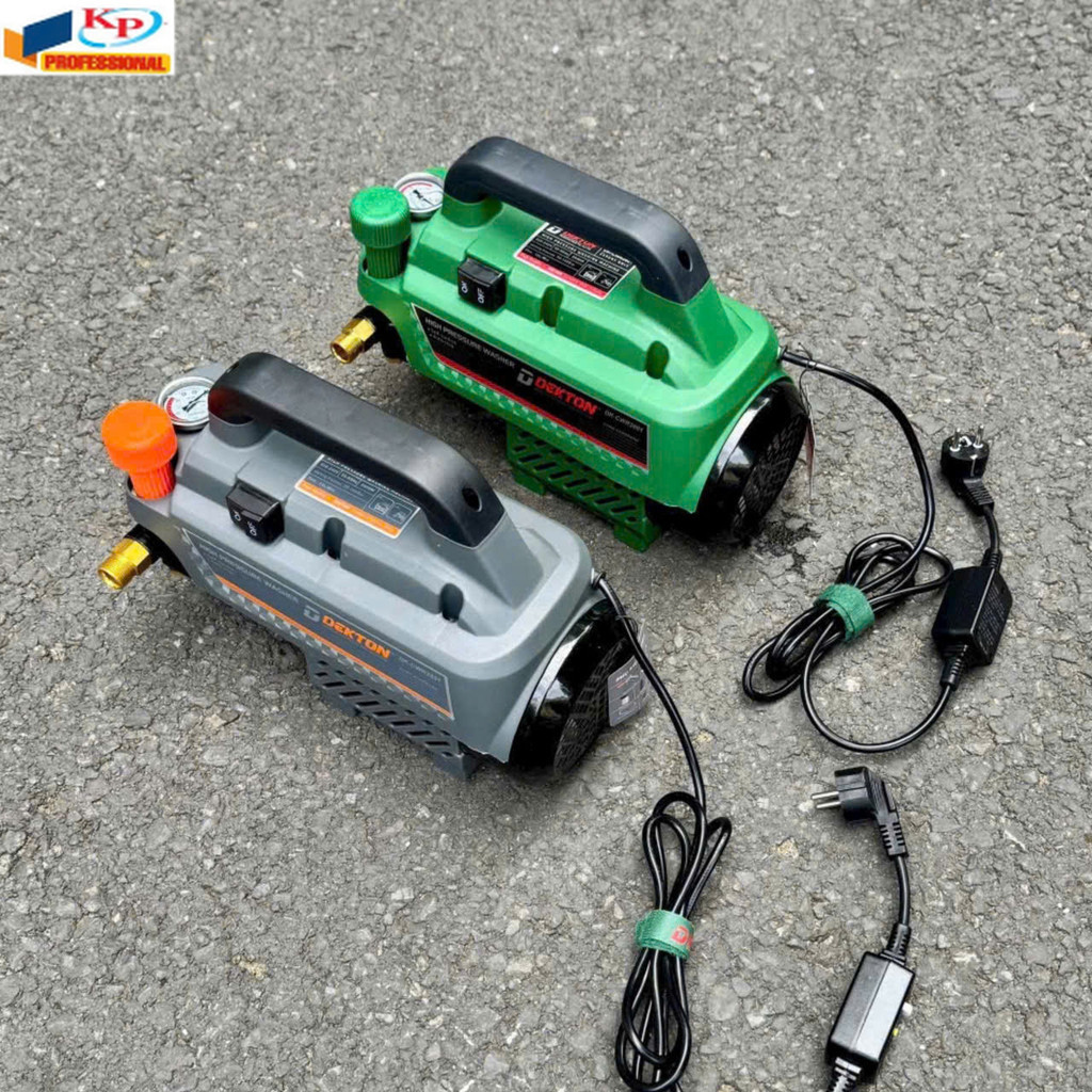Máy rửa xe chỉnh áp chống giật DEKTON DK-CWR2801, Công suất lớn 2800W, Kim phát điện máy