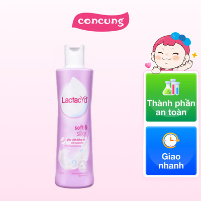 Dung Dịch Vệ Sinh Phụ Nữ Lactacyd Soft and Silky 250ml