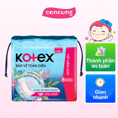 Băng vệ sinh Kotex Bảo Vệ Toàn Diện 23cm (20 miếng)
