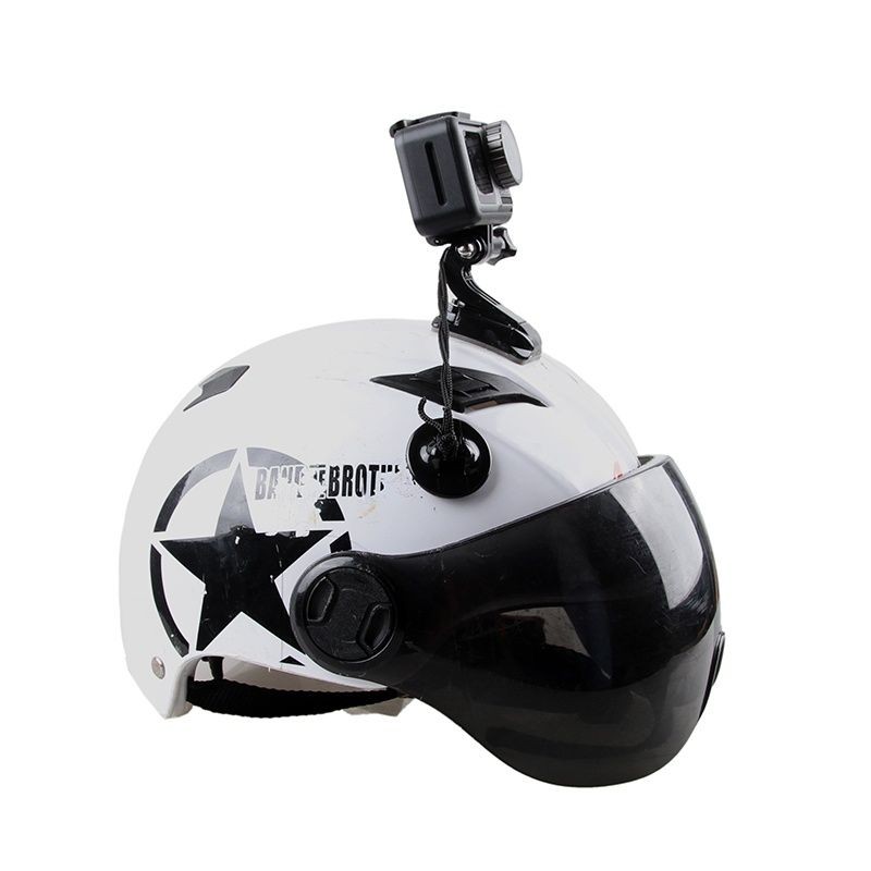 Giá đỡ mũ bảo hiểm cho phụ kiện Gopro7/6/5, camera thể thao DJI, xe máy