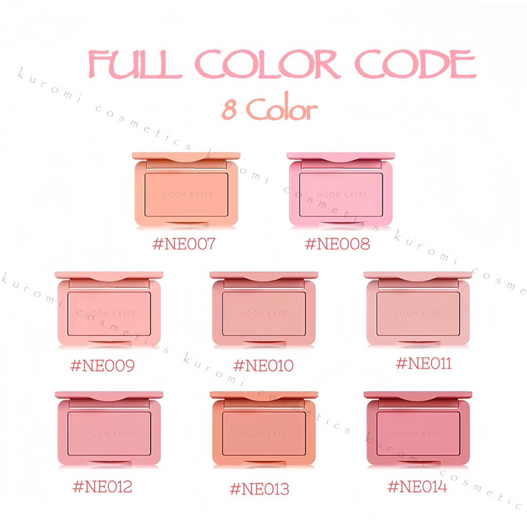 [MOON EYES] Phấn má hồng Mooneyes 60 Màu Đơn Sắc Matte Blush Mịn Lì Tự Nhiên Lâu Trôi 6.5g | BigBuy360 - bigbuy360.vn