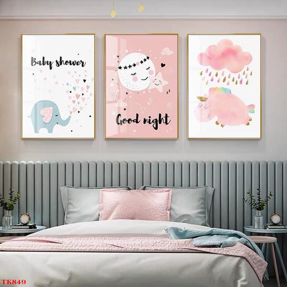 Tranh Phòng Ngủ Bé, Tranh Động Vật Tranh Tráng Gương, Tranh Phòng Ngủ, Tranh Decor