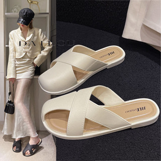 DAILOU Dép sandal nữ dép quai hậu nữ Đế Dày 2024 NEW thoải mái mềm mại dép đế cao Cổ điển Đế chống sốc Độ bền cao Đế chống trơn trượt FDL24709HG 28Z240709