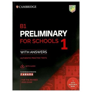 B1 Preliminary For Schools 1 Student's Book With Answers With Audio With Resource Bank