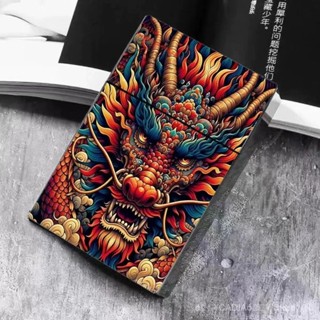Hộp đựng thuốc lá hình rồng Trung Quốc phong cách ins Hộp đựng thẻ đầu lâu sáng tạo Quà Tặng cá tính 20 Hộp Đựng Thuốc Lá lật dày