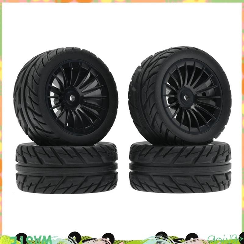 4 Bánh Xe Lốp Cao Su Cho SG1603 SG1604 SG1605 UDIRC UD1601 UD1602 UD1603 UD1604 1 / 16 RC Xe Nâng Cấ