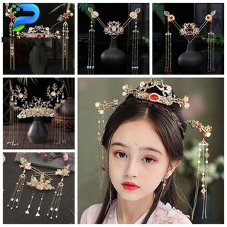 Maxgoods cài tóc đính hoa và tua rua phong cách trung hoa thanh lịch cho nữ