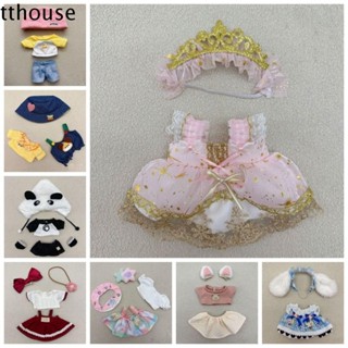 Tthouse Quần Áo Búp Bê Cotton 20cm, Trang Phục Quần Áo Búp Bê Búp Bê Váy Gothic, Không Thuộc Tính Búp Bê Quần Áo Váy Ngắn Gothic Ngôi Sao Thời Trang Quần Áo Búp Bê Cotton Phụ Kiện Búp Bê