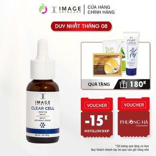 Serum làm dịu da, kiểm soát bã nhờn Image Skincare Clear Cell Restoring Serum Oil Free 28g