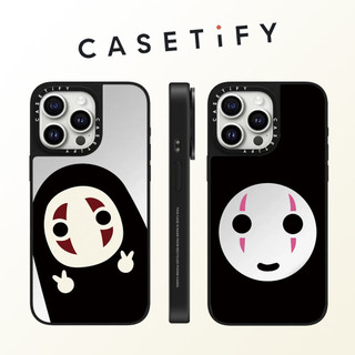 Casetify Anime ma dễ thương Mặt gương người đàn ông không mặt Ốp điện thoại cho iPhone 15 Pro Max 14 Plus 13 ProMax 12 12Pro 11 Vỏ bảo vệ cứng chống sốc