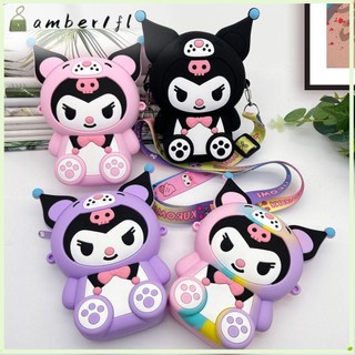 Amber1 1 Túi Kawaii, Ví Silicon Công Chúa Đáng Yêu, Nhỏ Dễ Thương Có Tay Cầm Anime Nhân Vật Hoạt Hình Ví Đựng Tiền Xu Cho Trẻ Em Bé Gái