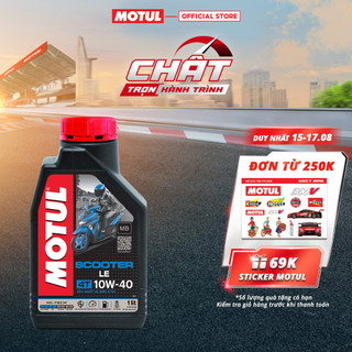 Dầu nhớt xe tay ga MOTUL SCOOTER LE 4T 10W40 1L
