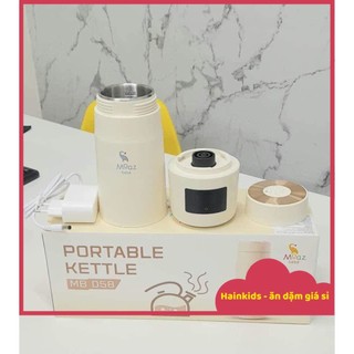 Bình đun nước di động moazbébé mb-058, bình đun/giữ nhiệt cắm điện deerma dr035s giữ nhiệt pha sữa, trà deerma