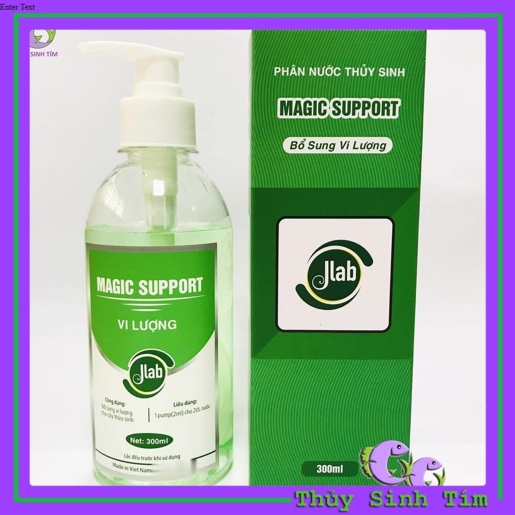 Phân Nước Thủy Sinh Magic Support Jlab - Bổ Sung Vi Lượng