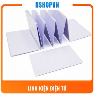 Thẻ Từ RFID Trắng Tần Số Kép 13.56Mhz, 125Khz Sao Chép Được