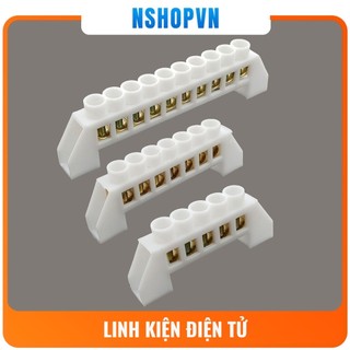 Cầu đấu trung tính, cầu đấu nối đất 450v 60a 5 cực / 7 cực / 10 cực