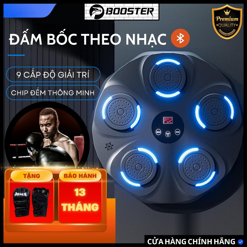 Music Boxing Máy Đấm Bốc Theo Nhạc Thông Minh Booster QJ103