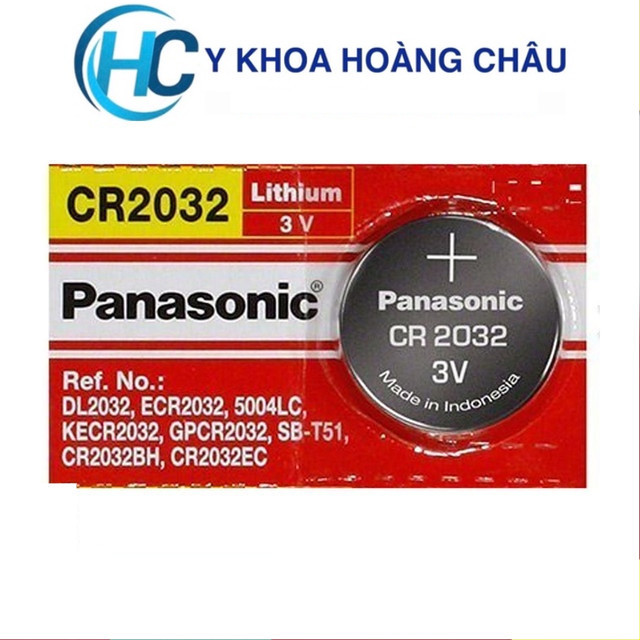Pin Khuy Cúc Áo CR2032 Panasonic (Vỉ 1 Viên) | Pin CMOS, Điều Khiển, Máy Đường
