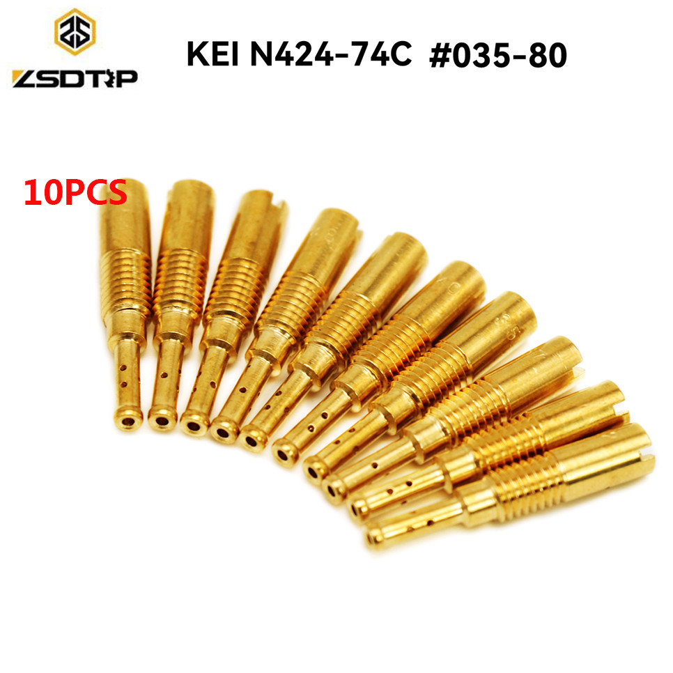 10pcs N424-74C Pilot Slow Jet for PZ19 PB16/18/20 for Kawasaki KLX110 CVKR-D KSV700 LTF KFX KVF750 D