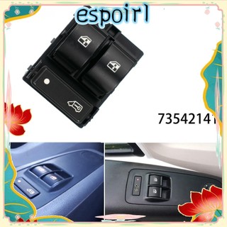 Nâng cửa sổ ô tô ESPOIR, Công tắc điều khiển cửa sổ 8 chân ABS, Phụ kiện ô tô 735421419 Công tắc cửa sổ điện chính cho Fiat Ducato / Citroen Jumper / Peugeot Boxer II