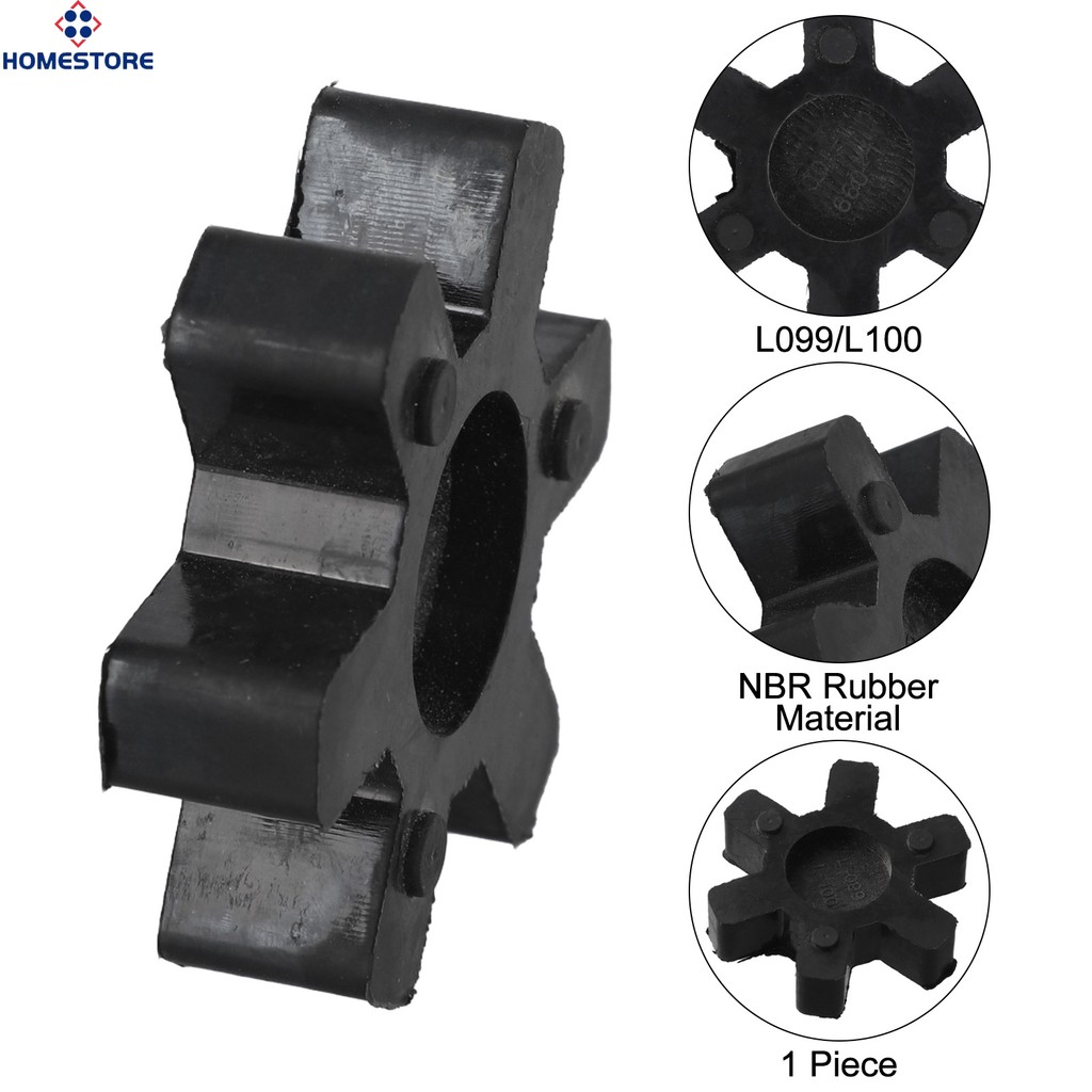[Homestore] Chèn nhện cao su L099 / L100 Phù hợp với LO99 & L-100 cho khớp nối Lovejoy L-Jaw