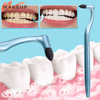 Bàn chải đánh răng đầu bàn chải hình chữ L nhỏ - Bàn chải làm sạch sâu vết bẩn răng - Để làm trắng răng - Dụng cụ loại bỏ đá nha khoa - Loại bỏ vết bẩn trà Tartar - Phụ kiện vệ sinh răng miệng
