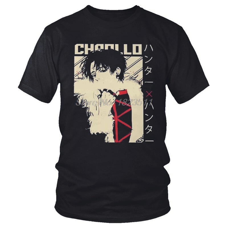 X Hunter Hunter Chrollo Lucilfer Áo nam Đồ Họa Áo Thun Nữ Tay Ngắn Cotton Anime HXH Manga Áo Thun Đô