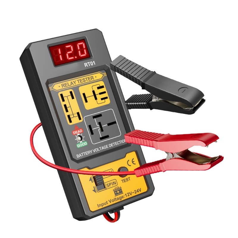 Máy phân tích rơle cc Máy dò điện áp cho xe 11V 25V