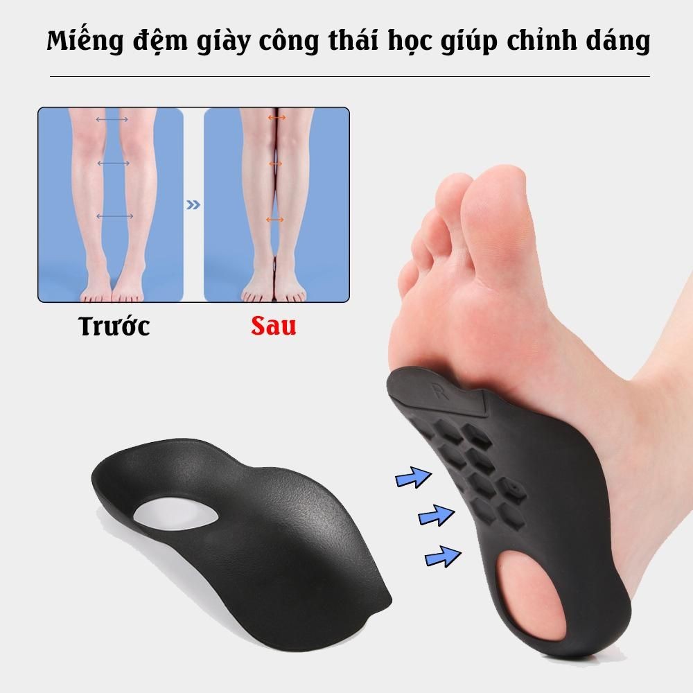 Miếng đệm Công thái học bằng Cao su non hỗ trợ chỉnh dáng , đệm lòng bàn chân…