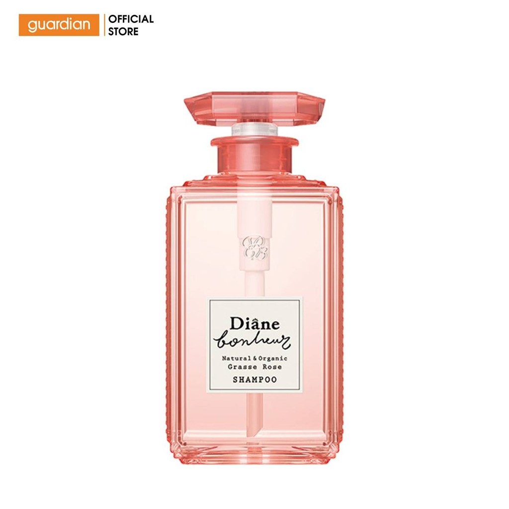 Dầu Gội Phục Hồi Hư Tổn & Dưỡng Tóc Bồng Mượt Diane Bonheur Grasse Rose Shampoo (Hương Hoa Hồng Pháp