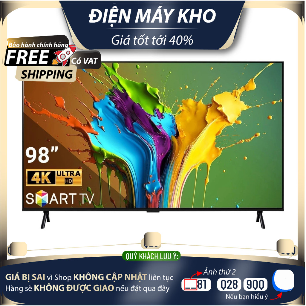 98QNED89TSA - Smart Tivi QNED LG 4K 98 Inch 98QNED89TSA - Bảo hành chính hãng