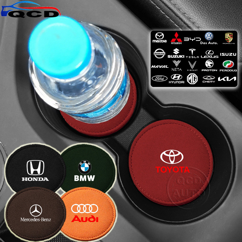 Đệm cốc ô tô da lộn chống trơn trượt
