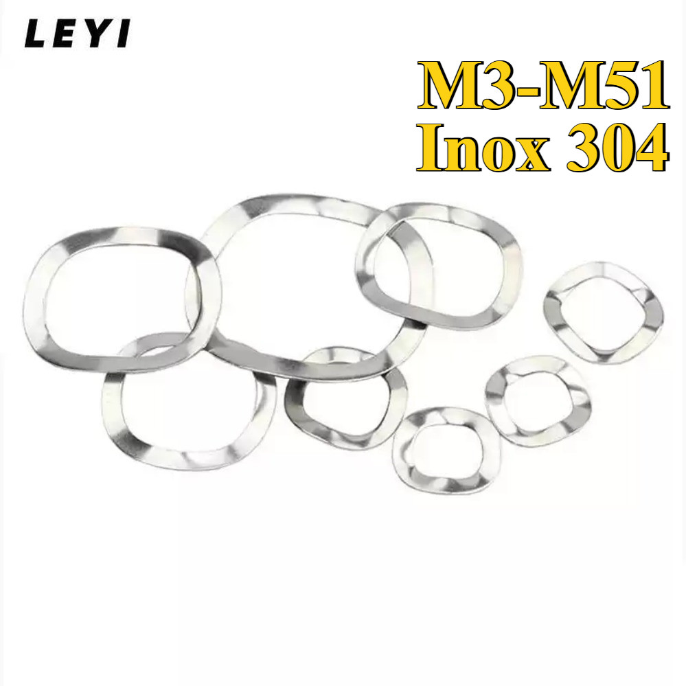 Máy Giặt Sóng Inox 304 Sóng Crest Loại Đệm Lò Xo Vòng Đệm M3-M51 (LEYI-YV)