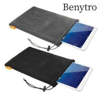 Benytro Túi lưu trữ dây rút, Túi sạc cáp dữ liệu điện thoại có túi dây rút lưới, Hộp đựng tai nghe Nylon đa chức năng Bộ sạc cáp dữ liệu